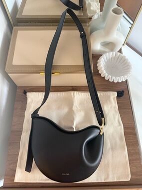 Polene Black Tonca Bag